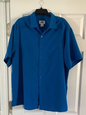 Royal Blue DXL Button Down Shirt size XL